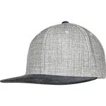 FLEXFIT Melange Velour Snapback Cap mit Anpassung, Grey/Grey One Size, FX6089VM – Bild 2