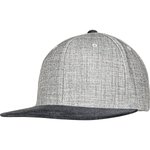 FLEXFIT Casquette Snapback Melange velours avec ajustement, Grey/Grey One Size, FX6089VM – Bild 1