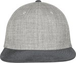 FLEXFIT Casquette Snapback Melange velours avec ajustement, Grey/Grey One Size, FX6089VM – Bild 3