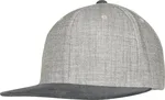FLEXFIT Melange Velour Snapback Cap mit Anpassung, Grey/Grey One Size, FX6089VM – Bild 5