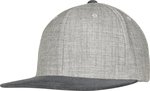 FLEXFIT Casquette Snapback Melange velours avec ajustement, Grey/Grey One Size, FX6089VM – Bild 5