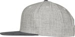 FLEXFIT Casquette Snapback Melange velours avec ajustement, Grey/Grey One Size, FX6089VM – Bild 6