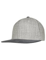 FLEXFIT Casquette Snapback Melange velours avec ajustement, Grey/Grey One Size, FX6089VM – Bild 2