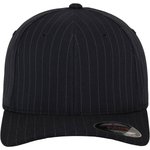 Flexfit Pinstripe Cap mit Gummizug, Black/White L/XL, FX6195P – Bild 5