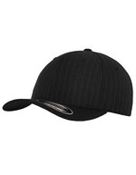 Flexfit Pinstripe Cap mit Gummizug, Black/White L/XL, FX6195P – Bild 2
