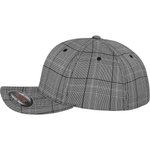 FLEXFIT Glen Check Cap mit verstärkter Front, Black/White L/XL, FX6196 – Bild 5