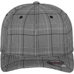 FLEXFIT Glen Check Cap mit verstärkter Front, Black/White L/XL, FX6196 – Bild 7