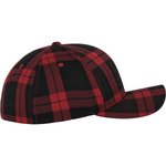 Flexfit Tartan Karo Cap mit Gummizug, Black/Grey L/XL, FX6197 – Bild 6