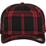 Flexfit Tartan Karo Cap mit Gummizug, Black/Grey L/XL, FX6197 – Bild 7