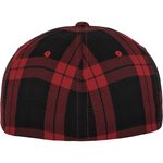 Flexfit Tartan Karo Cap mit Gummizug, Black/Grey L/XL, FX6197 – Bild 8