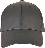 FLEXFIT Alpha Shape Dad Cap aus Kunstleder, Black One Size, FX6245AL – Bild 3