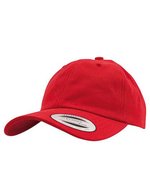 Flexfit Low Profile Baumwollcap mit Verschluss, Dark Navy One Size, FX6245CM – Red