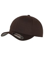 FLEXFIT Wooly Combed Cap mit Gummizug – Brown