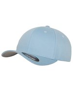 FLEXFIT Wooly Combed Cap mit Gummizug – Carolina Blue