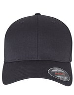 FLEXFIT Wooly Combed Cap mit Gummizug – Charcoal
