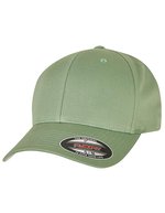 FLEXFIT Wooly Combed Cap mit Gummizug, Black L/XL, FX6277 – Scuro Foglia Verde