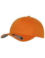 FLEXFIT Wooly Combed Cap mit Gummizug, Black L/XL, FX6277 – Arancione