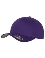FLEXFIT Wooly Combed Cap mit Gummizug, Black L/XL, FX6277 – Viola