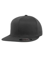 Flexfit Flat Visor Cap mit Technologie, Black L/XL, FX6277FV – Dark Grey