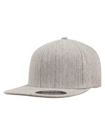 Flexfit Flat Visor Cap mit Technologie, Black L/XL, FX6277FV – Heather Grey