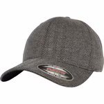 FLEXFIT Heringbone Melange Flexfit Cap S/M, Black/Heather Grey L/XL, FX6277HM – Bild 3