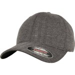 FLEXFIT Heringbone Melange Flexfit Cap S/M, Black/Heather Grey L/XL, FX6277HM – Bild 3