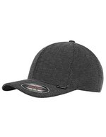 FLEXFIT Heringbone Melange Flexfit Cap – Black/Heather Grey
