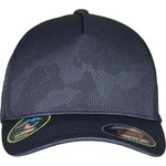 Flexfit Jaquard Camo Cap mit Mesh, Navy L/XL, FX6277JC – Bild 6