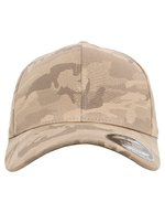 Flexfit Light Camo Cap mit Gummizug, Beige Camo S/M, FX6277LC – Fonce Beige Camouflage