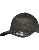 Flexfit Multicam Cap mit Verstärkter Front, Black Multicam L/XL, FX6277MC – Black Multicam
