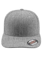 FLEXFIT Sportliche 6-Panel-Cap mit Flexfit, Heather Grey L/XL, FX6277PS – Bild 2