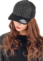 FLEXFIT Diamond Quilted Flexfit Cap mit Gummizug, Black L/XL, FX6277Q – Bild 1