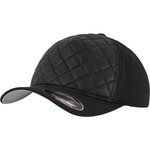 FLEXFIT Diamond Quilted Flexfit Cap mit Gummizug, Black L/XL, FX6277Q – Bild 3