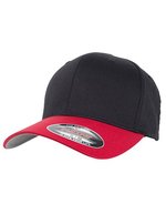 Flexfit Wooly Combed 2-Tone Cap, Black/Red L/XL, FX6277T – Noir/Rouge