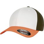 FLEXFIT Casquette Flexfit 3-Tone avec bande élastique, Red/White S/M, FX6277TT – Bild 1