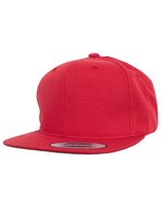 FLEXFIT Pro-Style Twill Snapback Cap Kinder, Black B (6-14), FX6308 – Red