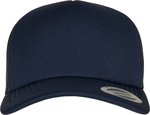 FLEXFIT Schaumstoff-Trucker Cap mit Curved Visor, Navy One Size, FX6320 – Bild 3