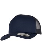 FLEXFIT Schaumstoff-Trucker Cap mit Curved Visor, Navy One Size, FX6320 – Bild 2