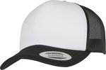 FLEXFIT Curved Foam Trucker Cap mit Mesh, Black/White One Size, FX6320W – Bild 1