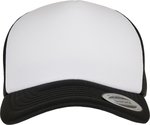 FLEXFIT Curved Foam Trucker Cap mit Mesh, Black/White One Size, FX6320W – Bild 3