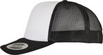 FLEXFIT Curved Foam Trucker Cap mit Mesh, Black/White One Size, FX6320W – Bild 5