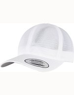 Flexfit 360° Omnimesh Cap mit Snapback, Black One Size, FX6360 – Blanc