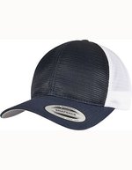 FLEXFIT 360° Omnimesh 2-Tone Cap Navy/Braun, Brown/Khaki One Size, FX6360T – Marine/Blanc