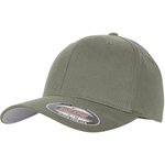 Flexfit Brushed Twill Cap mit Silberner Schirmunterseite, Black L/XL, FX6377 – Bild 3