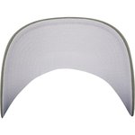 Flexfit Brushed Twill Cap mit Silberner Schirmunterseite, Black L/XL, FX6377 – Bild 7