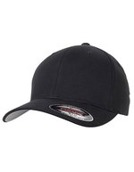 Flexfit Brushed Twill Cap mit Silberner Schirmunterseite, Black L/XL, FX6377 – Bild 2