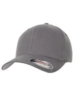 Flexfit Brushed Twill Cap mit Silberner Schirmunterseite, Black L/XL, FX6377 – Grey
