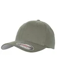 Flexfit Brushed Twill Cap with Silver Under-Visor, Black L/XL, FX6377 – Pine