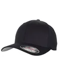 Flexfit Wool-Blend Cap with Silver Visor, Navy L/XL, FX6477 – Black