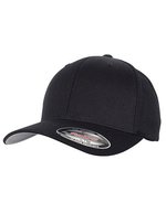 Flexfit Wolle-Mix Cap mit Silberschirm, Navy L/XL, FX6477 – Bild 2